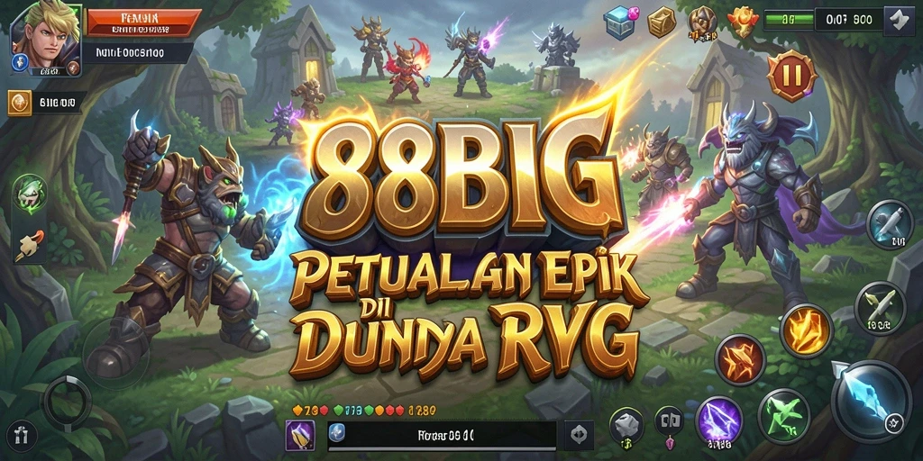 Tampilan gameplay seru di dunia RPG <strong>88BIG</strong>.