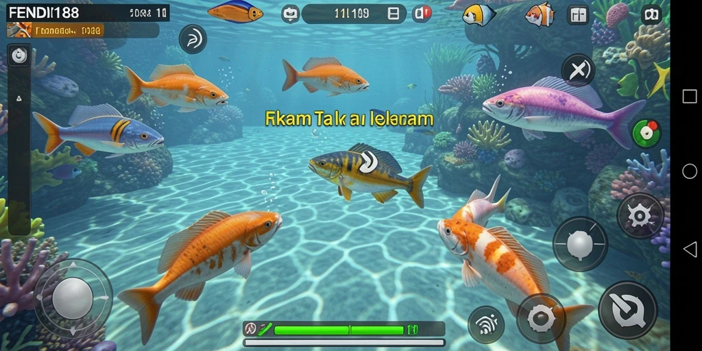 Tampilan screenshot gameplay FENDI188 yang menarik dan penuh aksi Tembak Ikan.