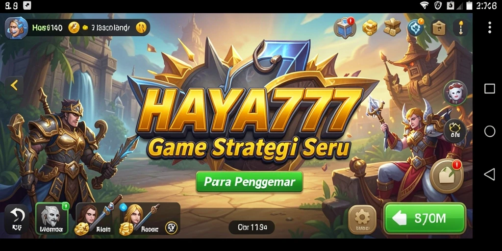 Tampilan gameplay HAYA777 yang menegangkan dan strategis.