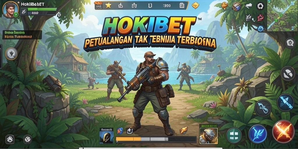 Tampilan gameplay HOKIBET yang memukau di dunia terbuka.