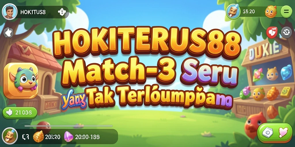 Tampilan gameplay seru dan warna-warni dari HOKITERUS88.