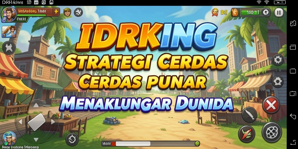 Gameplay seru dalam IDRKING yang menampilkan pertempuran strategi.