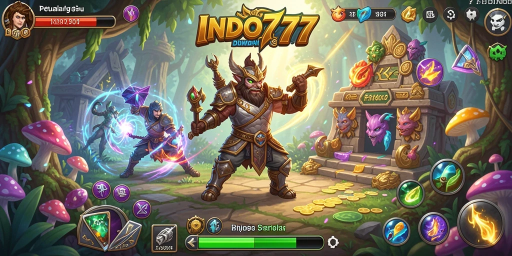 Screenshot gameplay INDO777 yang menampilkan aksi petualangan seru.