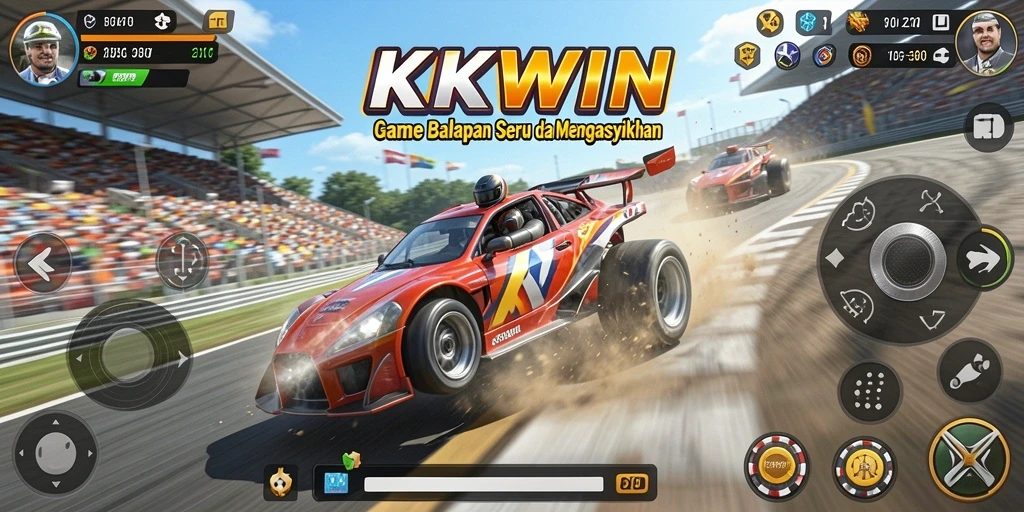 Tampilan gameplay KKWIN yang memukau dan mendebarkan.