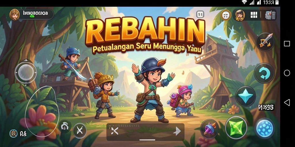 Gameplay REBAHIN yang mengasyikkan dan seru.