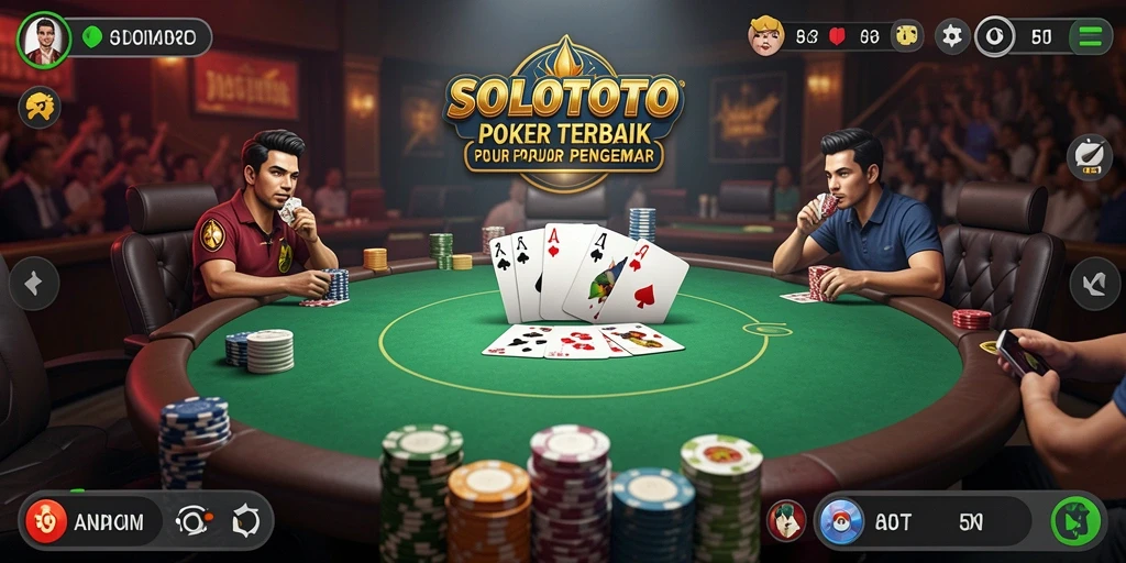 Screenshot gameplay Poker di SOLOTOTO yang menarik dan interaktif.