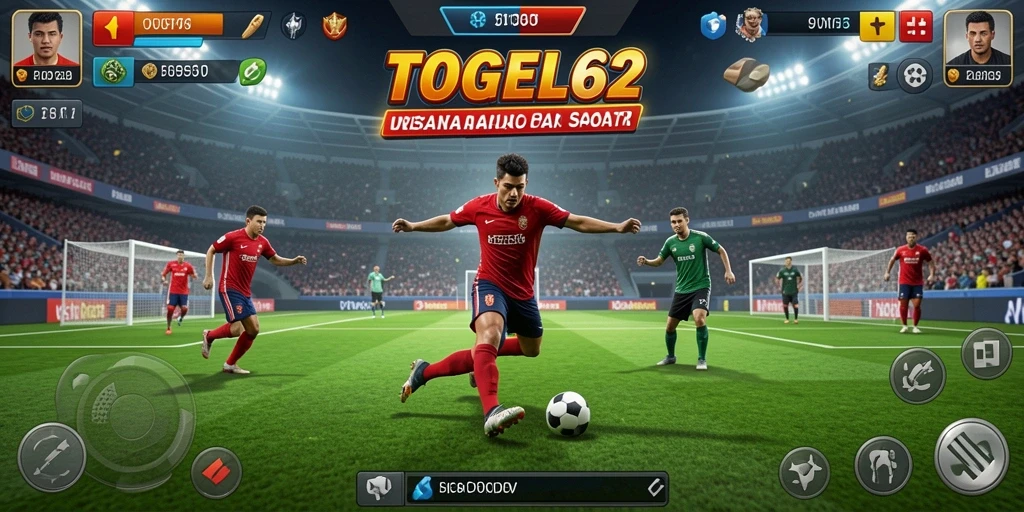 Tampilan gameplay TOGEL62 yang menampilkan aksi olahraga yang mendebarkan.