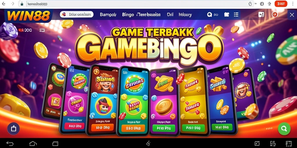 Screenshot gameplay Bingo di WIN88 yang seru dan menarik.